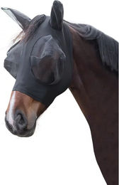 Kerbl Covalliero FinoStretch Fliegenmaske für Pferde Schwarz – Bild 1 von 2