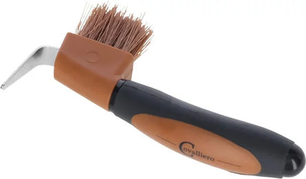Produktbild von Kerbl Covalliero Hufkratzer mit Bürste aus Kunststoff Braun Schwarz