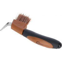 Produktbild von Kerbl Covalliero Hufkratzer mit Bürste aus Kunststoff Braun Schwarz