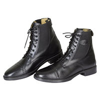 Produktbild von Kerbl Covalliero Monaco Reitstiefeletten aus Leder Schwarz Größe 37