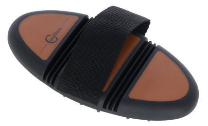 Kerbl Covalliero Noppenstriegel Flex 2K aus Kunststoff in Schwarz Braun – Bild 1 von 2