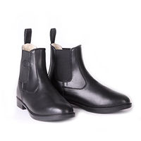 Produktbild von Kerbl Covalliero Oslo Reitstiefel für Damen und Herren aus Kunstleder gefüttert und wasserabweisend Schwarz Größe 41
