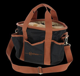 Kerbl Covalliero Putztasche für Pferde aus Polyester in Schwarz/Braun – Bild 1 von 4