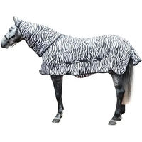Produktbild von Kerbl Covalliero RugBe Fliegendecke Zebra mit Halsteil für Pferde - 1,5 kg