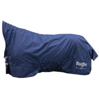 Produktbild von Kerbl Covalliero RugBe HighNeck Outdoor-Pferdedecke aus Polyester Blau 135 cm