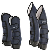 Produktbild von Kerbl Covalliero X-Full Transportgamaschen für Pferde 4er-Set Blau XL
