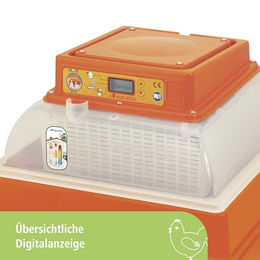Kerbl Covatutto 24 digitaler Brutautomat für Hühner aus Kunststoff in Rot – Bild 1 von 7
