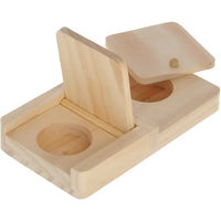 Produktbild von Kerbl Denk- und Lernspielzeug Snackbox für Katzen und Nager aus Holz 21x11x3,5 cm