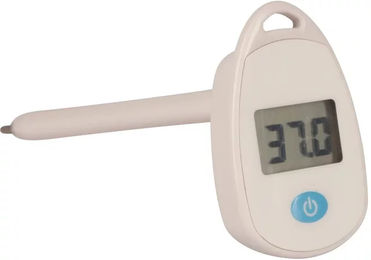 Produktbild von Kerbl Digitales Fieberthermometer für Großtiere mit 14 cm Sonde in Weiß - 1 Stk.