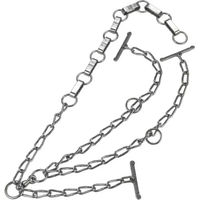 Produktbild von Kerbl Doppelte Kuhkette verzinkt mit Karabinerhaken und Flachgliedern 6mm