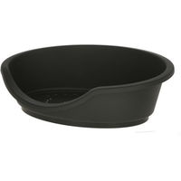 Produktbild von Kerbl Dreamer Hundebett aus recyceltem Kunststoff Schwarz 95x70x29cm