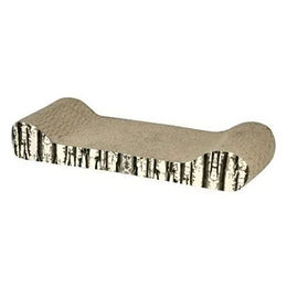 Kerbl Drift Katzenkratzbrett aus Pappe Braun Beige 48,5 x 18,5 x 7,5 cm – Bild 1 von 3