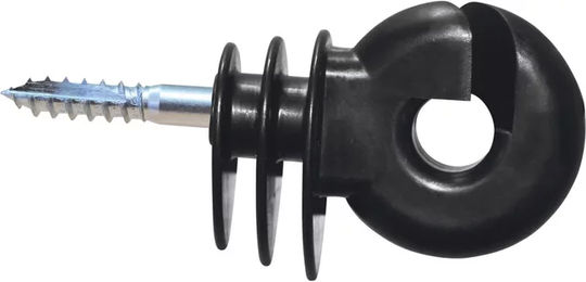 Produktbild von Kerbl EasyDrill EDX Isolatoren für ringförmige Elektrozäune aus Kunststoff Schwarz 25 Stück