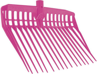 Kerbl EcoFork Dunggabel aus Kunststoff in Pink ohne Stiel – Bild 1 von 3