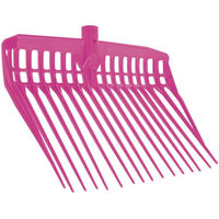 Produktbild von Kerbl EcoFork Dunggabel aus Kunststoff in Pink ohne Stiel
