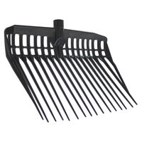 Produktbild von Kerbl EcoFork Dunggabel aus Kunststoff in Schwarz ohne Stiel