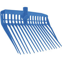 Produktbild von Kerbl EcoFork Dunggabel aus robustem Kunststoff in Royalblau ohne Stiel