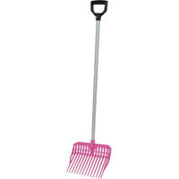 Produktbild von Kerbl EcoFork Mini Kinder-Dunggabel aus Kunststoff in Pink oder Rosa