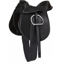 Produktbild von Kerbl Economy Pony Sattel aus Kunstleder in Schwarz
