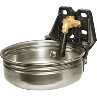 Produktbild von Kerbl Edelstahl Druck-Trinkbrunnen für Pferde in Silber