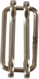 Produktbild von Kerbl Edelstahl-Gürtelschnalle Silber 20 mm 10er Pack