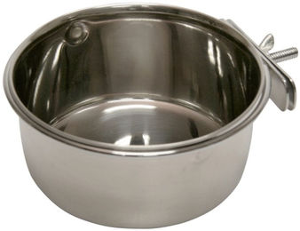 Kerbl Edelstahlnapf für Kaninchen und Meerschweinchen Silber - 600 ml – Bild 1 von 5