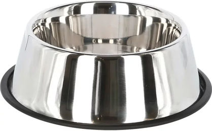 Produktbild von Kerbl Edelstahlnapf Silber für Hunde mit langen Ohren - 1825 ml