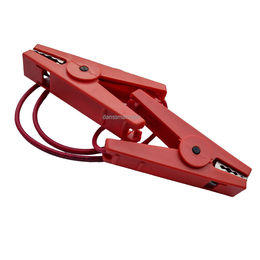 Kerbl Elektrozaun Verbindungskabel mit 2 Krokodilklemmen Rot 60cm - 0,6 m – Bild 1 von 3