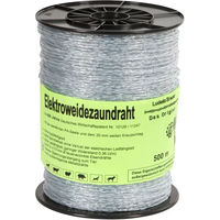 Produktbild von Kerbl Elektrozaunkordel aus Metall in Weiß und Silber