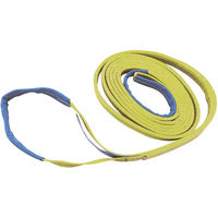 Produktbild von Kerbl Élingue double boucle gelbes Gurtband nach DIN EN 1492-1