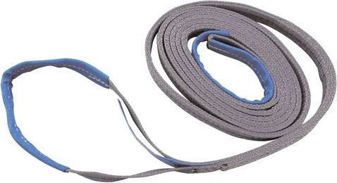 Produktbild von Kerbl Élingue double boucle Gurtband für Pferde in Grau und Blau