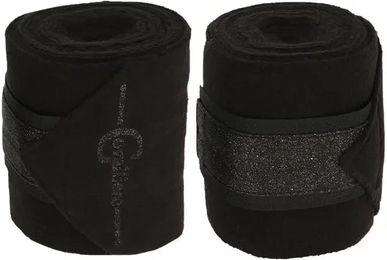 Produktbild von Kerbl Empara Gamaschen aus Fleece in Schwarz 4er Pack