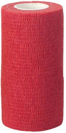 Kerbl EquiLastic selbsthaftende Bandage für Pferde, rot, 10 cm breit - 2 m – Bild 1 von 8