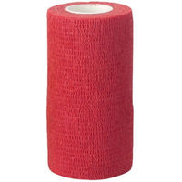 Produktbild von Kerbl EquiLastic selbsthaftende Bandage für Pferde, rot, 10 cm breit - 2 m