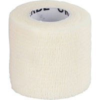 Produktbild von Kerbl EquiLastic selbsthaftende Bandage für Pferde, Weiß, 5 cm - 5 cm