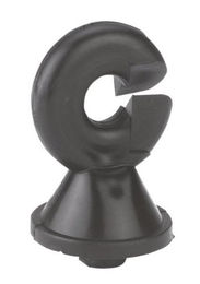 Kerbl Ersatz-Ringisolatoren für ovale Stahlpfähle aus Edelstahl in Schwarz 25 Stück – Bild 1 von 2