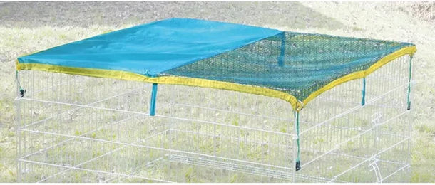 Kerbl Ersatz-Sonnenschutznetz für Freilaufgehege 82823 - 1 Stk. – Bild 1 von 2