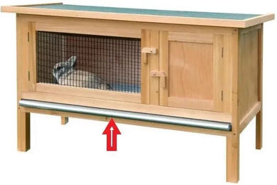 Produktbild von Kerbl Ersatzbehälter für Nagetiere aus Metall in Schwarz
