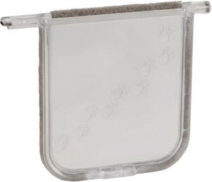 Produktbild von Kerbl Ersatzklappe für Katzenklappe Super Selective aus Kunststoff in Transparent und Weiß