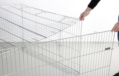 Kerbl Erweiterungselement für Antifugue-Gehege aus Metall für Kaninchen 230 x 76 x 70 cm – Bild 1 von 4
