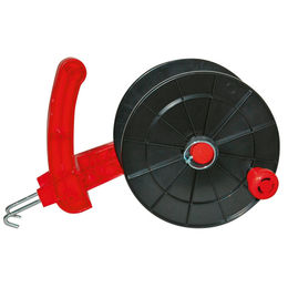 Kerbl Euro Haspel mit Metallhaken in Schwarz und Rot – Bild 1 von 2