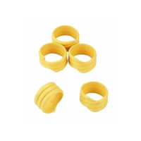 Produktbild von Kerbl Farm Spiralringe für Hühner und Puten aus Kunststoff gelb 16 mm 20er Pack