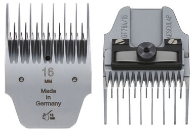 Kerbl Favorita II Scherkopf 16 mm aus Edelstahl in Silber – Bild 1 von 3