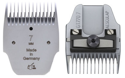 Kerbl Favorita II Scherkopf 7 mm aus Edelstahl in Silber – Bild 1 von 5