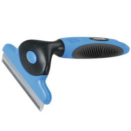 Produktbild von Kerbl Fellhaarentferner Bürste aus Gummi 15 x 10 cm Schwarz Blau - 15 cm