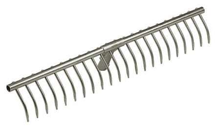 Kerbl Fix-Heurechen aus Aluminium mit 24 Zinken ohne Stiel 78 cm – Bild 1 von 1