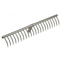 Produktbild von Kerbl Fix-Heurechen aus Aluminium mit 24 Zinken ohne Stiel 78 cm
