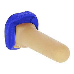 Kerbl FixClip New Generation Tränkeventil mit Naturkautschuk Sauger Blau 25 Stück – Bild 1 von 2