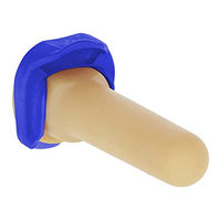 Produktbild von Kerbl FixClip New Generation Tränkeventil mit Naturkautschuk Sauger Blau 25 Stück