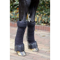 Produktbild von Kerbl Flanelle für Pferde Schwarz 65 cm x 52 cm